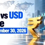 INR vs USD Rate, September 30, 2026: Rupee Falls 3 Paise to 95.97 Against Dollar Amid Oil Demand