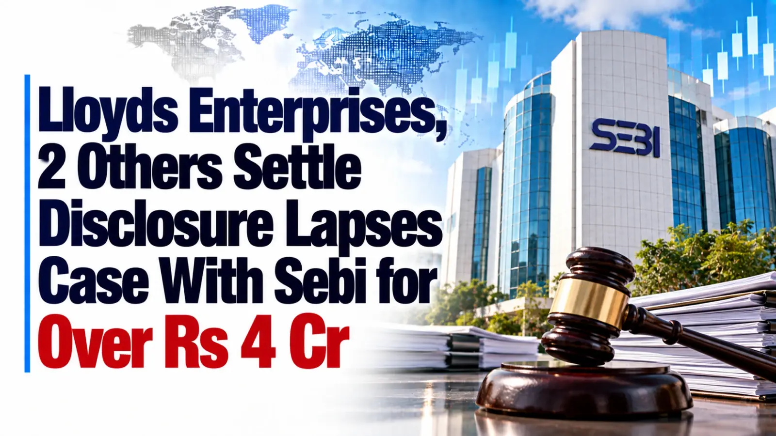 Lloyds Enterprises, 2 Others Settle Disclosure Lapses Case With Sebi for Over Rs 4 Cr