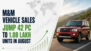 M&M Vehicle Sales Jump 42% to 1.08 Lakh Units in August