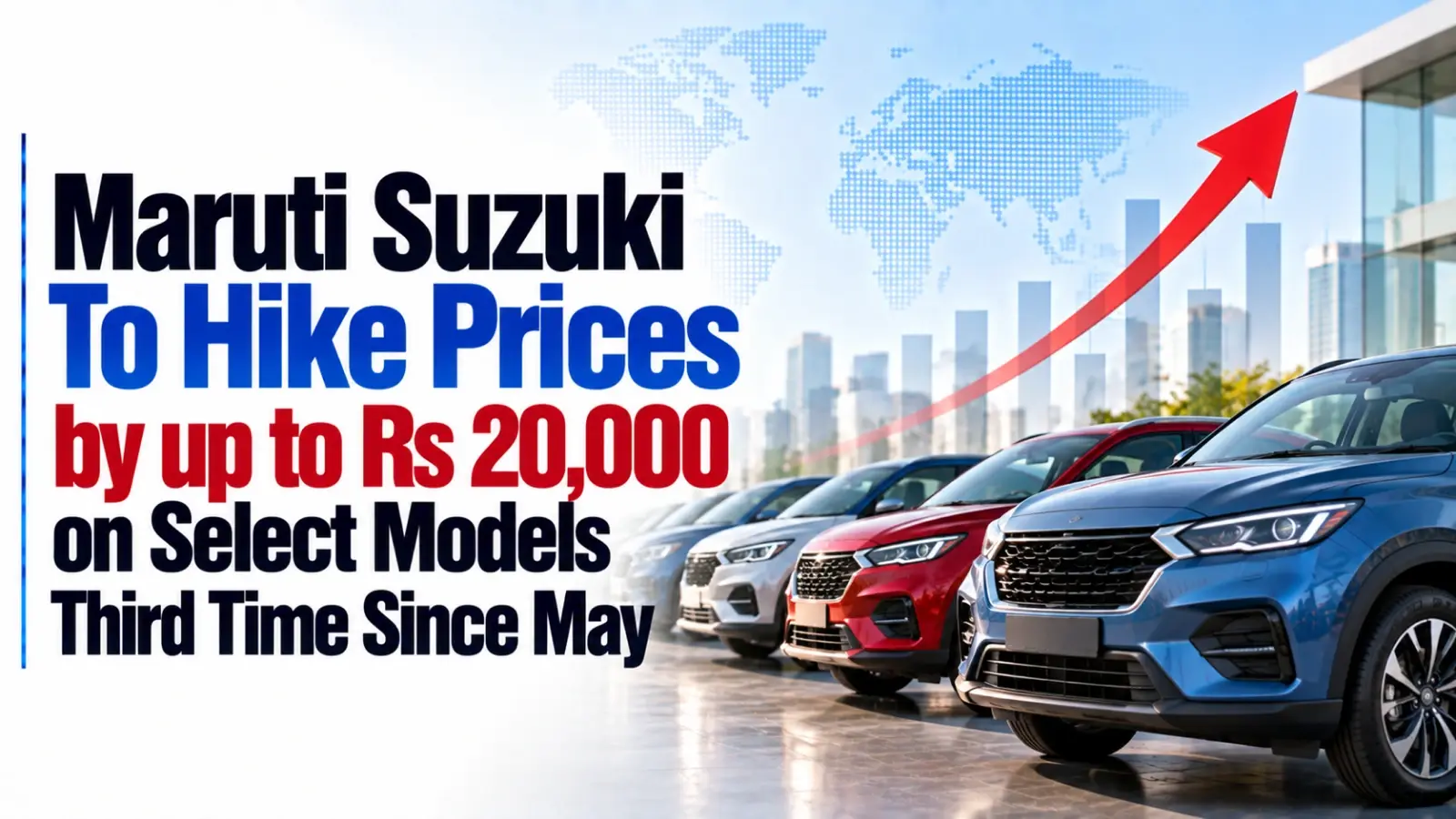 Maruti Suzuki To Hike Prices by up to Rs 20,000 on Select Models, Third Time Since May