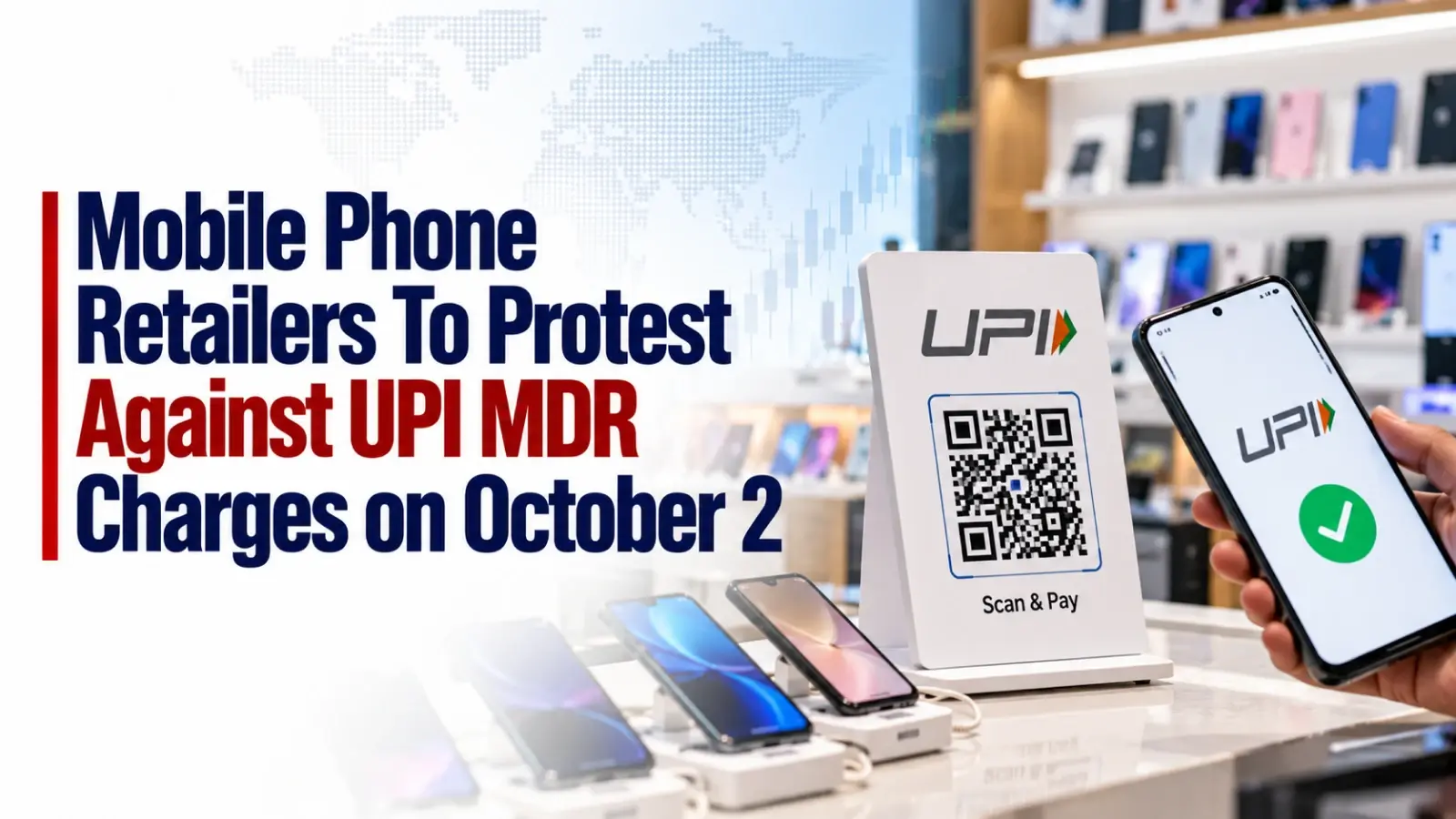 Mobile Phone Retailers To Protest Against UPI MDR Charges on October 2