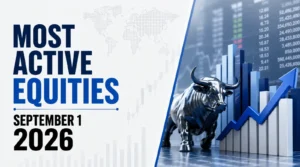 Most Active Equities, September 1, 2026 at 11:30 AM IST: PC Jeweller Leads Trading Activity