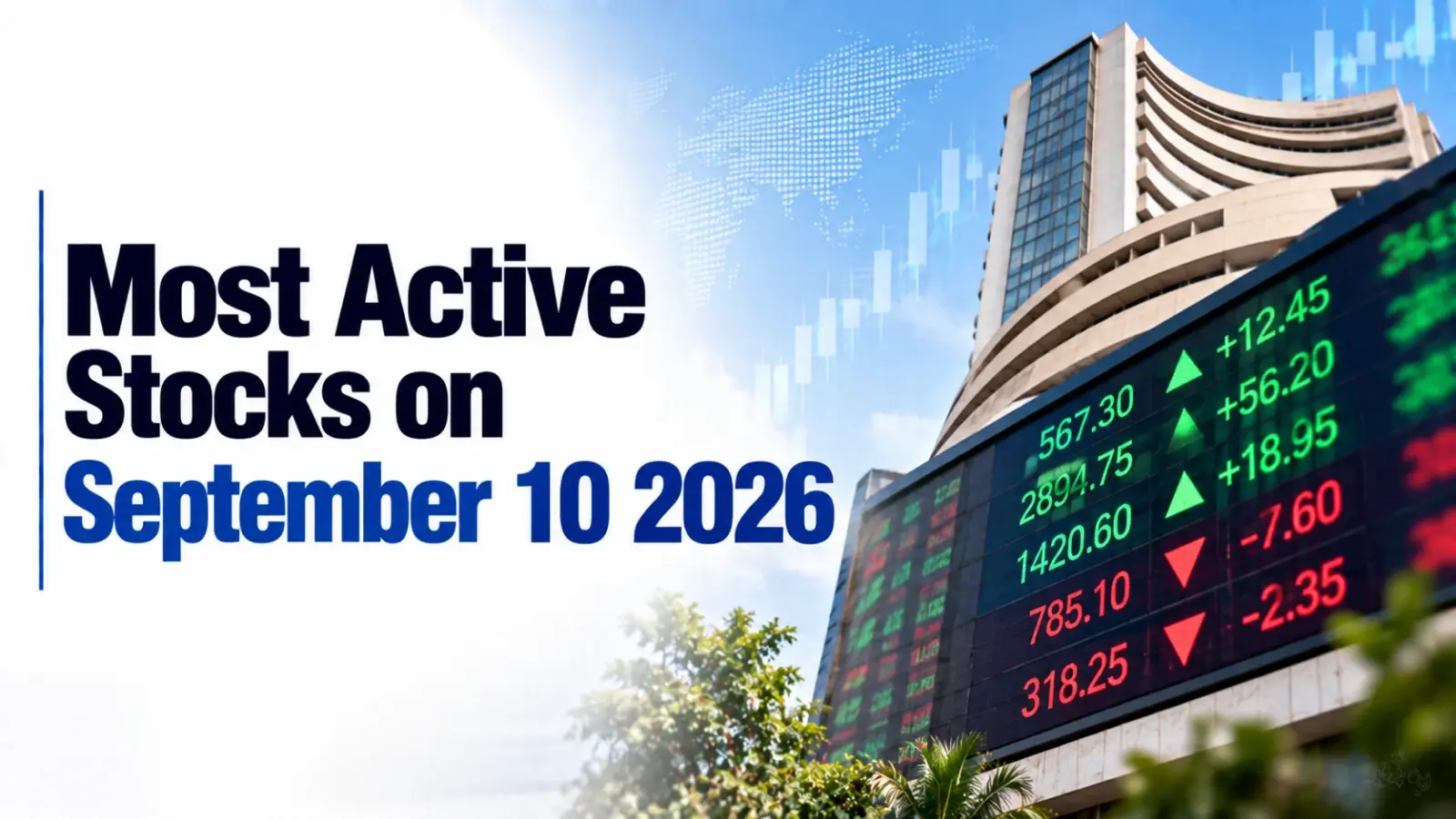 Most Active Stocks on September 10 2026