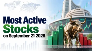 Most Active Stocks, September 21, 2026 at 12:00 PM IST: JP Power Leads Trading Activity