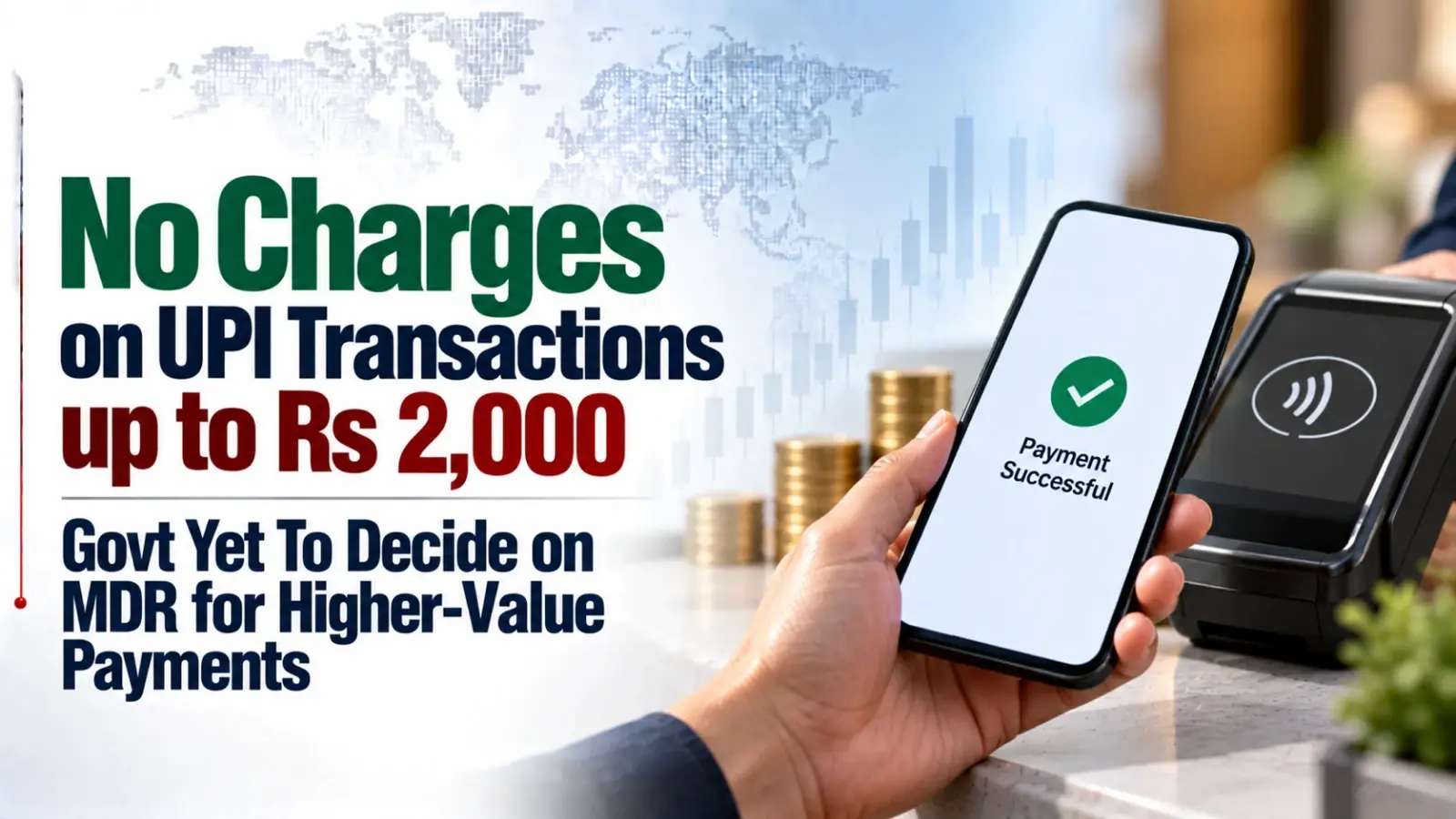 No Charges on UPI Transactions up to Rs 2,000; Govt Yet To Decide on MDR for Higher-Value Payments