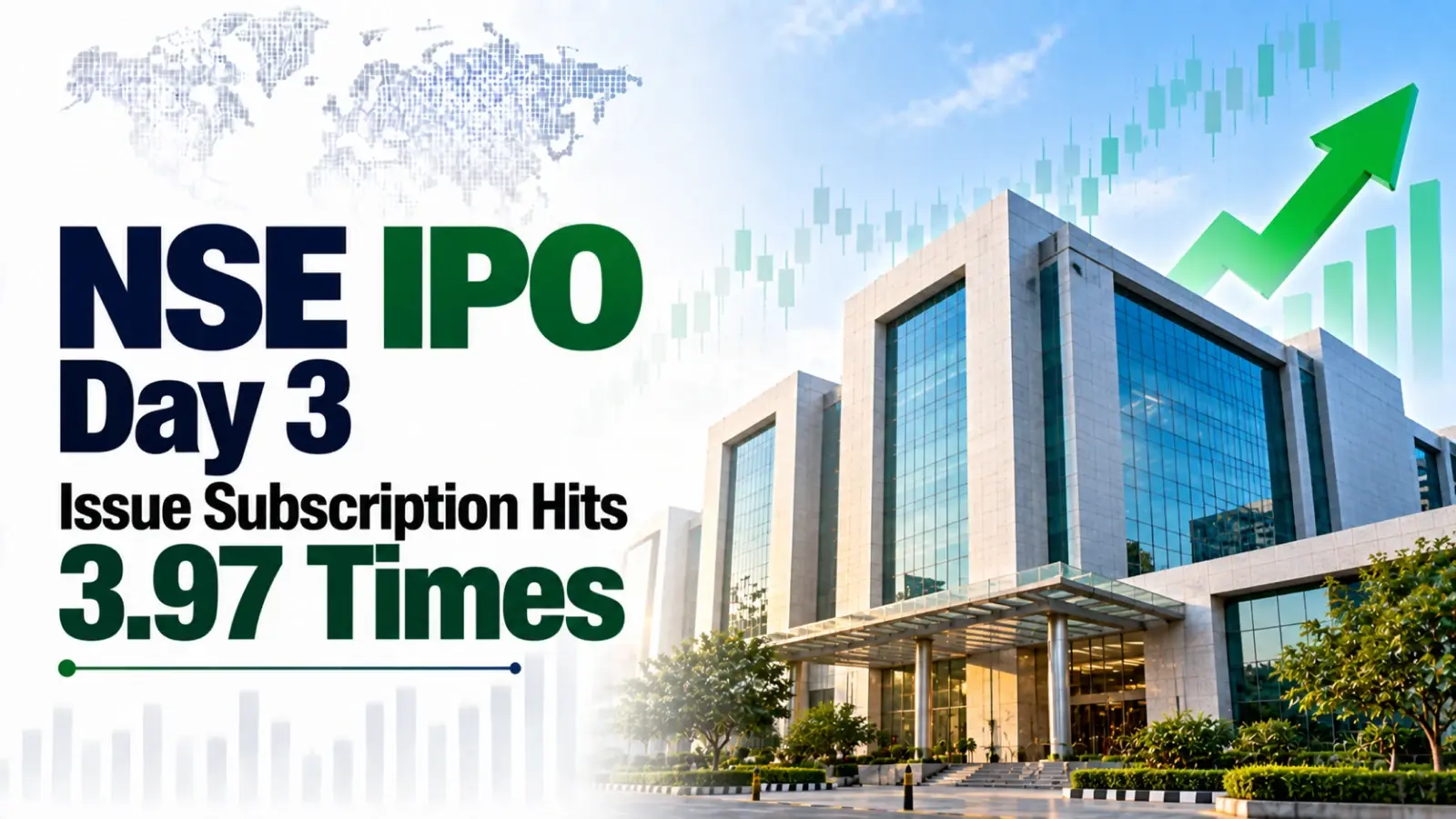 NSE IPO Day 3: Issue Subscription Hits 3.97 Times