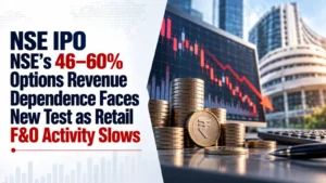 NSE IPO: NSE’s 46–60% Options Revenue Dependence Faces New Test as Retail F&O Activity Slows