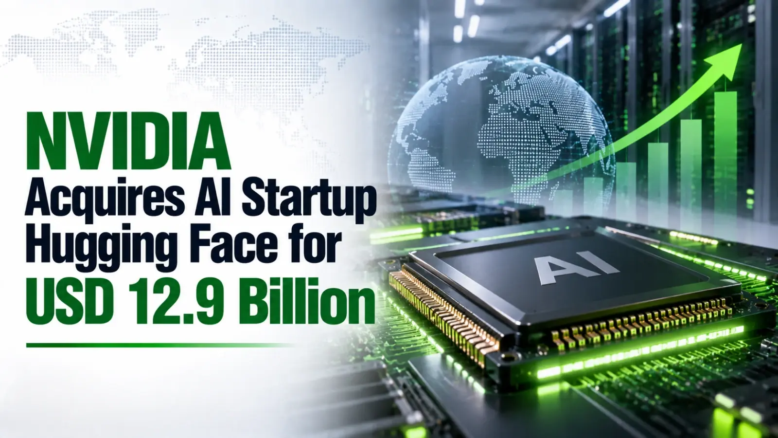 NVIDIA Acquires AI Startup Hugging Face for USD 12.9 Billion