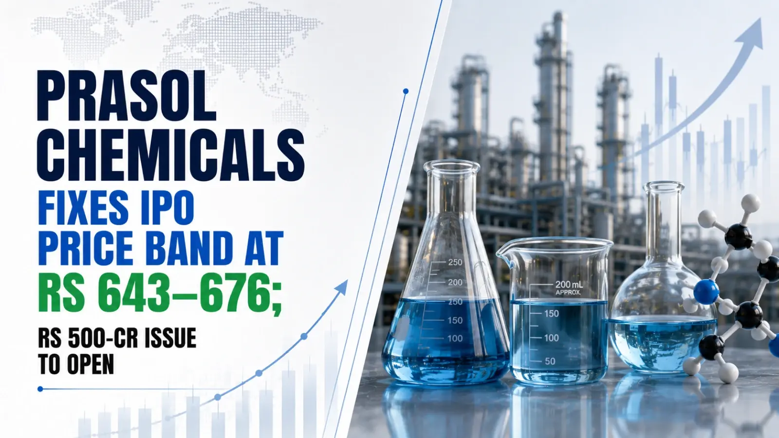 Prasol Chemicals Fixes IPO Price Band at Rs 643–676; Rs 500-Cr Issue To Open on Sep 8