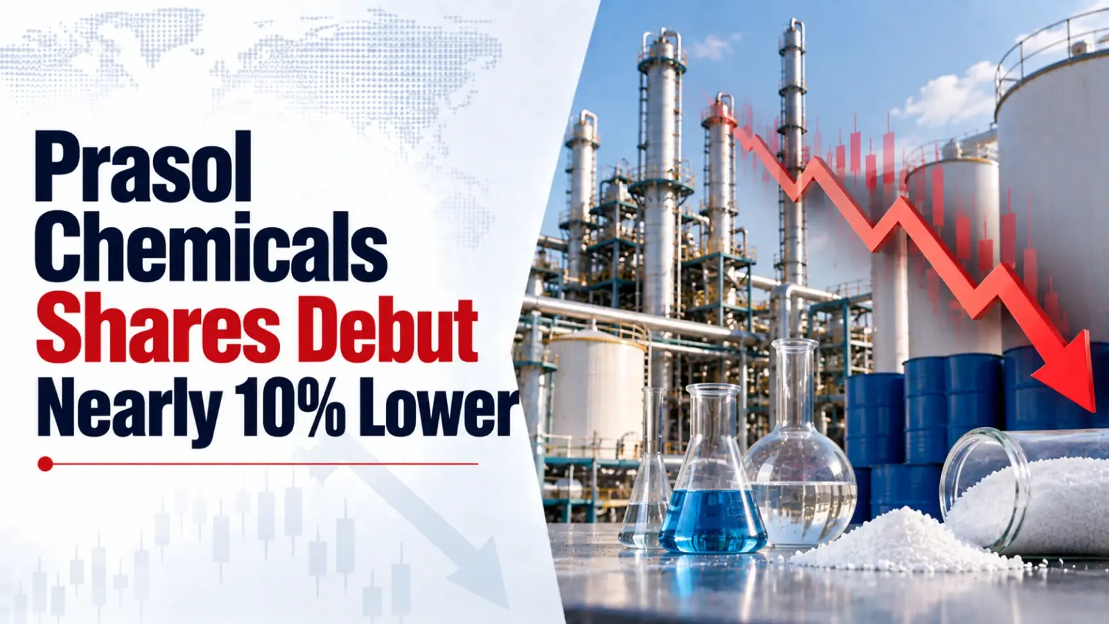 Prasol Chemicals Shares Debut Nearly 10% Lower