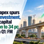 Public Capex Spurs Private Investment, Pushes Capital Formation to 34% of GDP in Q1: FM Nirmala Sitharaman