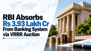 RBI Absorbs Rs 3.93 Lakh Cr From Banking System via VRRR Auction