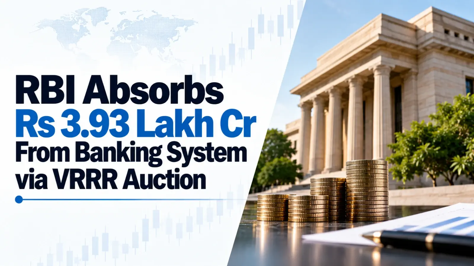 RBI Absorbs Rs 3.93 Lakh Cr From Banking System via VRRR Auction