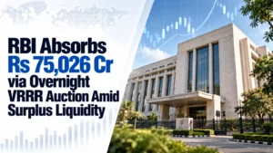 RBI Absorbs Rs 75,026 Cr via Overnight VRRR Auction Amid Surplus Liquidity