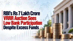 RBI’s Rs 7 Lakh Crore VRRR Auction Sees Low Bank Participation Despite Excess Funds