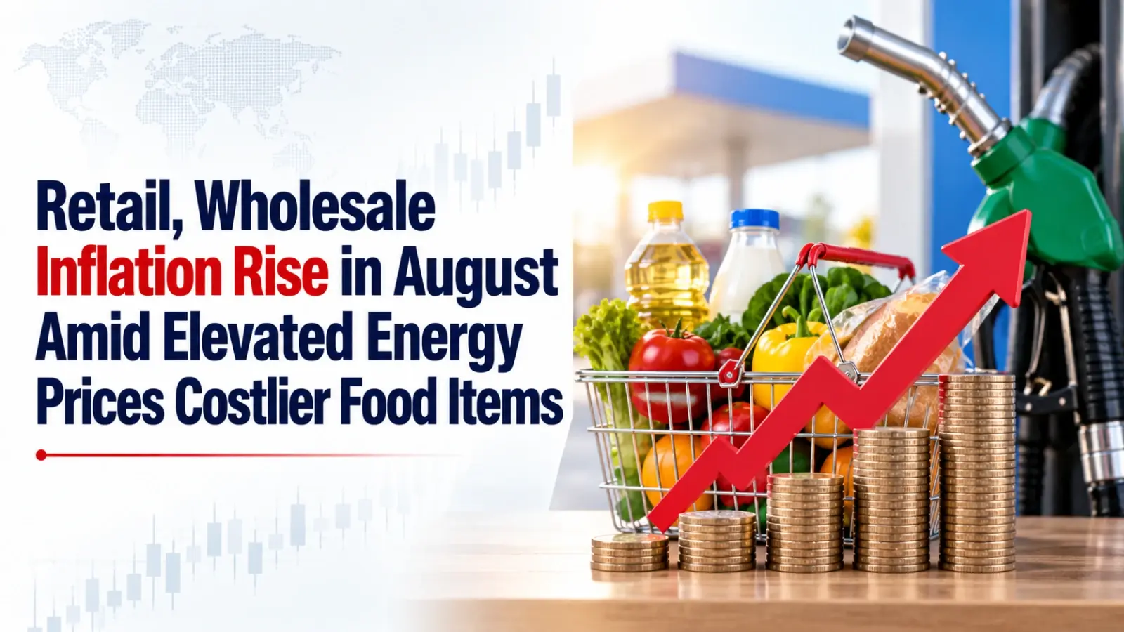 Retail, Wholesale Inflation Rise in August Amid Elevated Energy Prices, Costlier Food Items