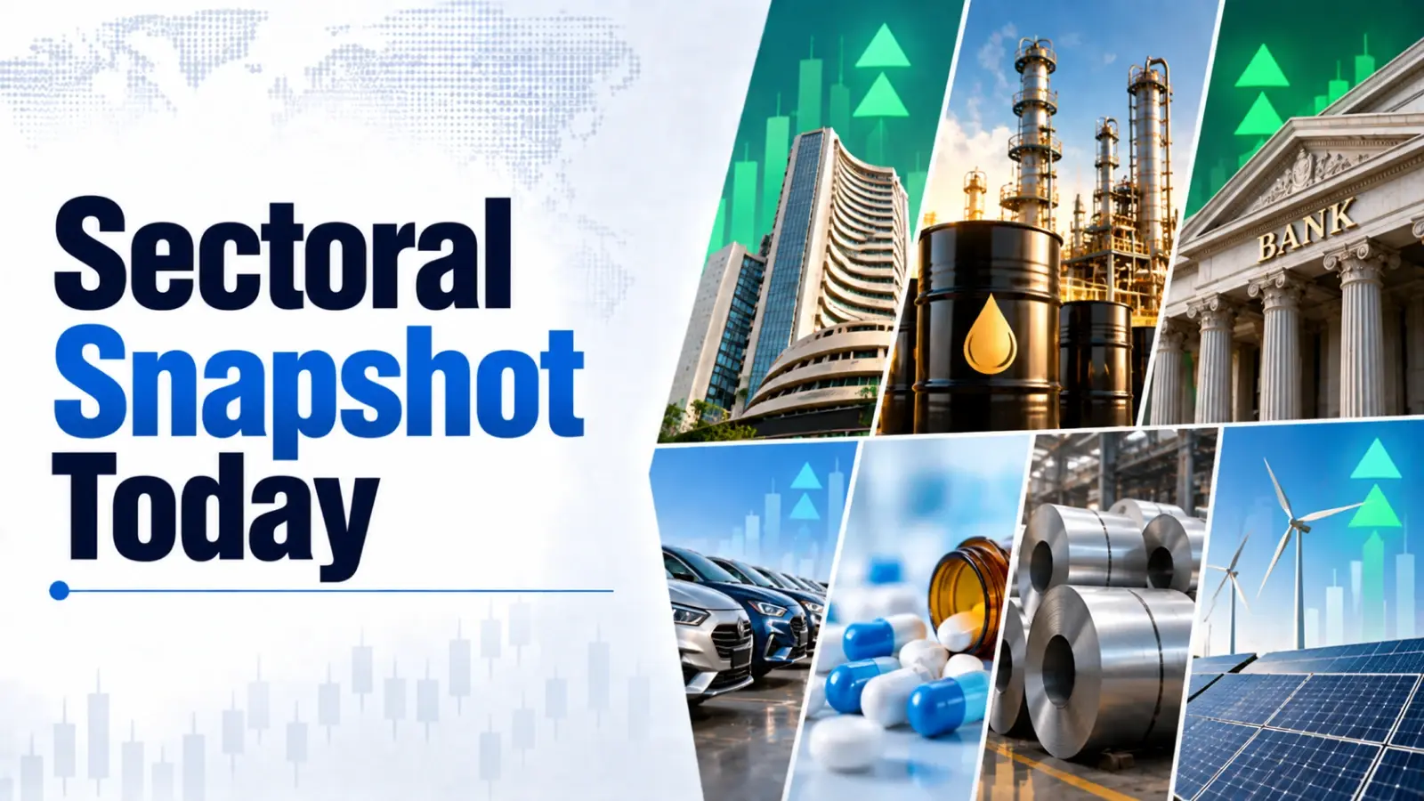 Sectoral Snapshot Today, September 16, 2026: Financials Lead Recovery, IT and Pharma Drag