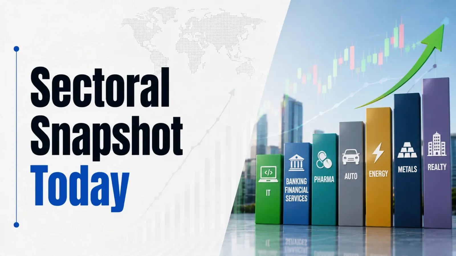 Sectoral Snapshot Today, September 3, 2026: Realty, Banks Outperform As IT, FMCG, Auto Stocks Drag