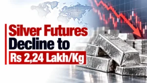 Silver Futures Decline to Rs 2.24 Lakh/Kg
