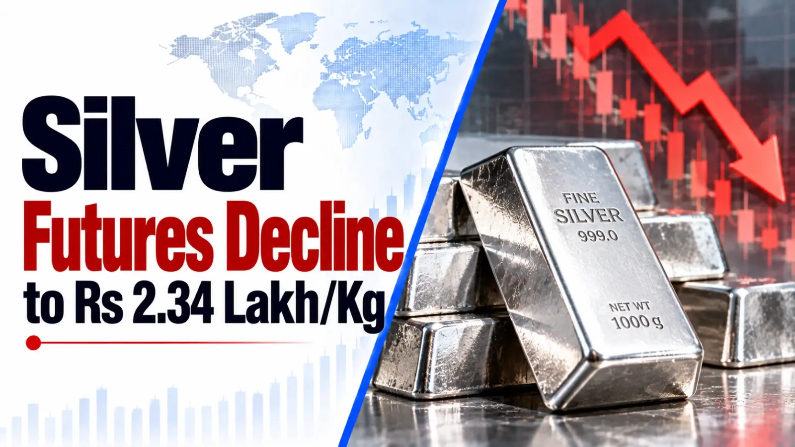 Silver Futures Decline to Rs 2.34 Lakh/Kg