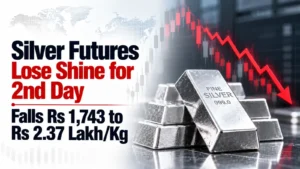 Silver Futures Lose Shine for 2nd Day; Falls Rs 1,743 to Rs 2.37 Lakh/Kg