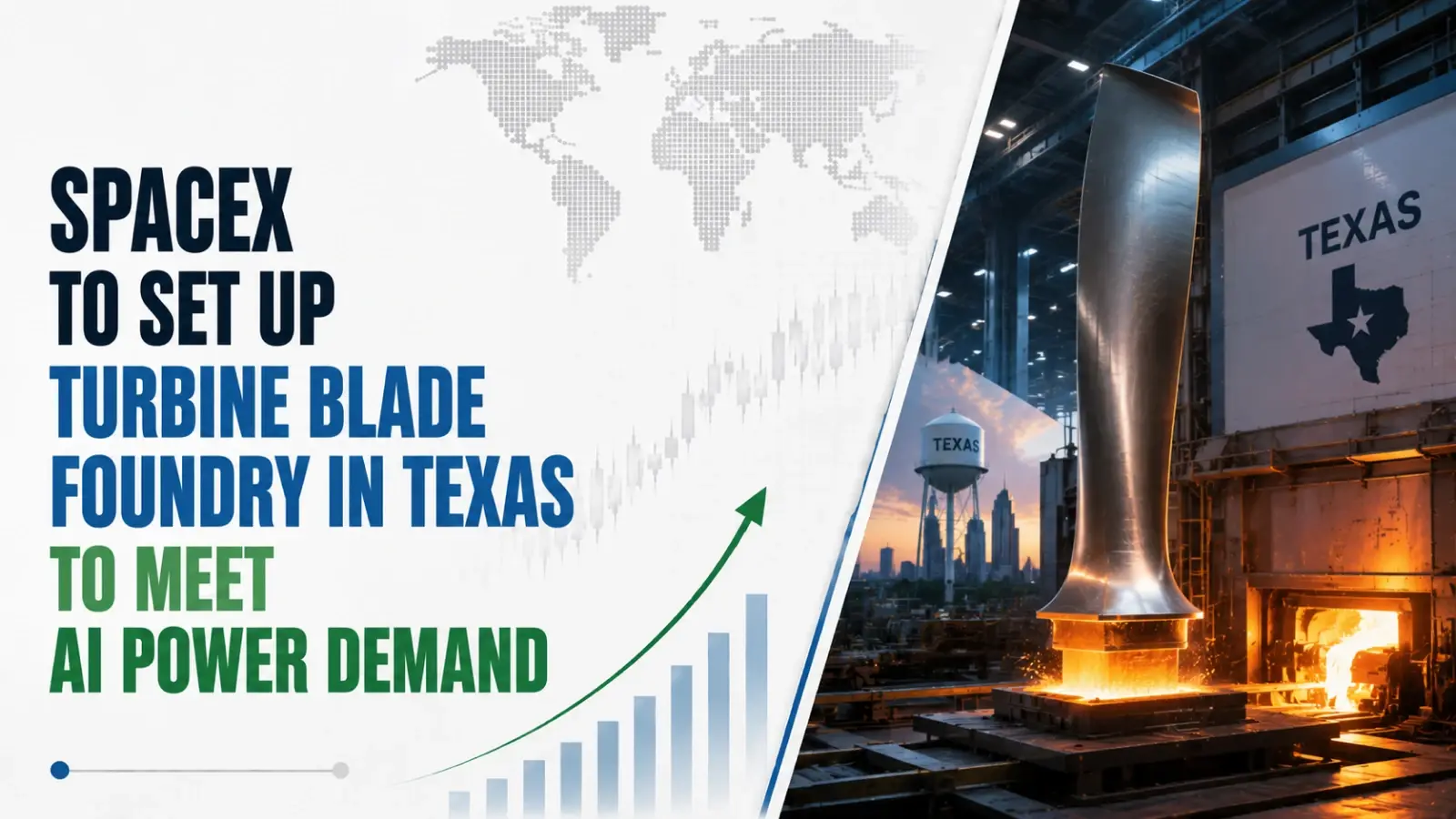 SpaceX To Set Up Turbine Blade Foundry in Texas To Meet AI Power Demand