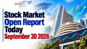 Stock Market Open Report Today, September 30, 2026: Nifty Flat, Sensex Up After Two Sessions Of Losses