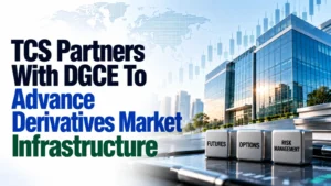 TCS Partners With DGCE To Advance Derivatives Market Infrastructure; Shares Up 3.3%