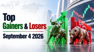 Top Gainers and Losers on September 4, 2026 at 12:00 PM: SBI Life Leads Gainers, HCL Technologies Tops Losers