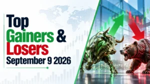 Top Gainers & Losers on September 9, 2026 at 12:00 PM: Adani Enterprises Leads, IT Stocks Under Pressure