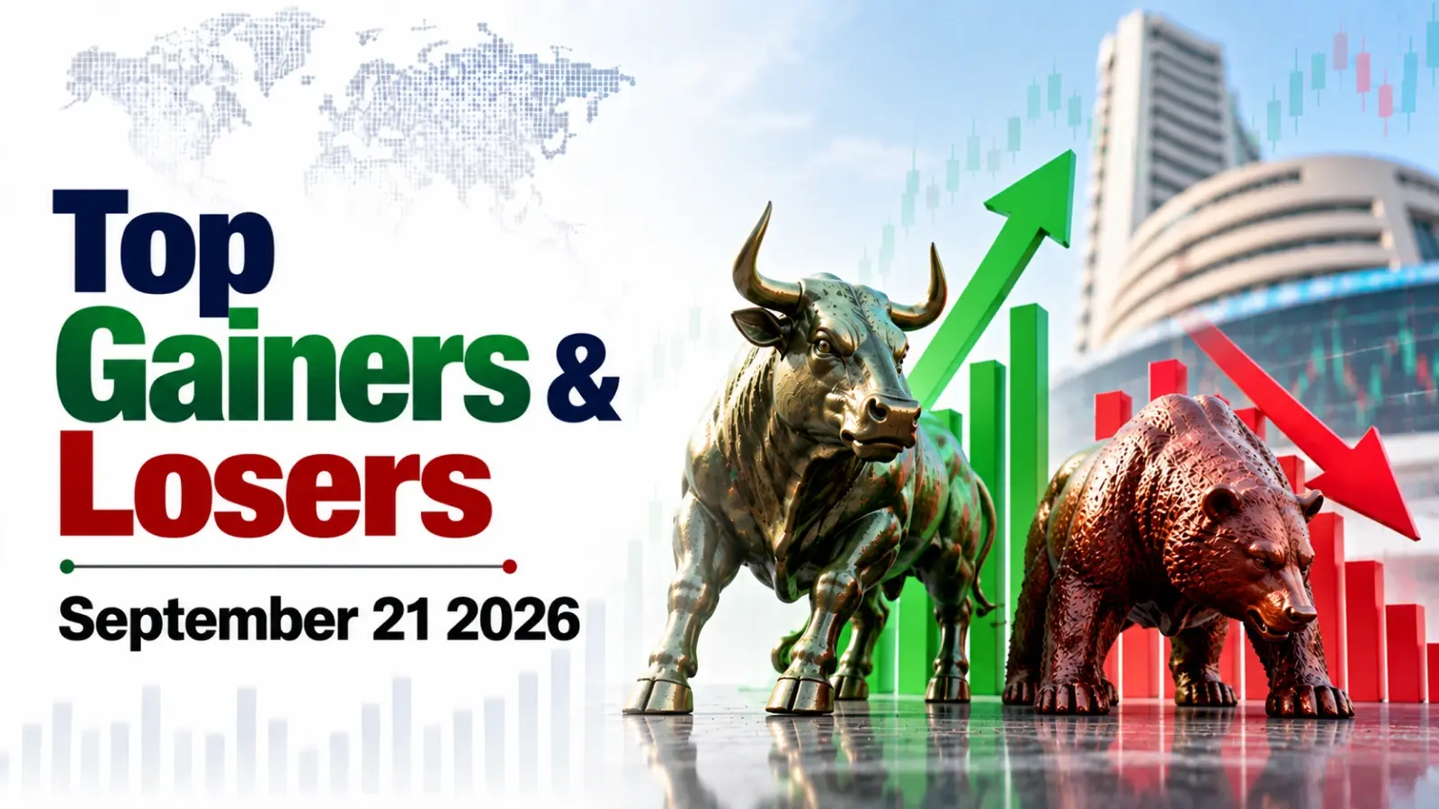 Top Gainers & Losers September 21 2026 at 12:00 PM
