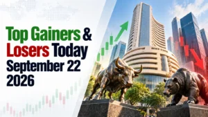 Top Gainers & Losers, September 22, 2026 at 12:00 PM IST: Coal India Leads Gainers