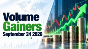 Volume Gainers, September 24, 2026 at 12:00 PM IST: Dangee Dums Leads Volume Jump