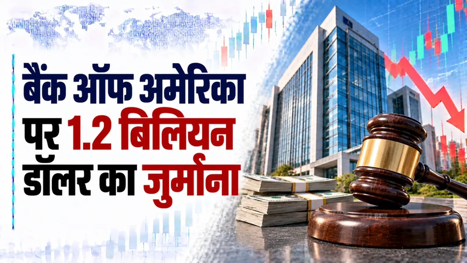 बैंक ऑफ अमेरिका पर मनी लॉन्ड्रिंग और प्रतिबंधों के उल्लंघन के लिए लगा 1.2 बिलियन डॉलर का जुर्माना