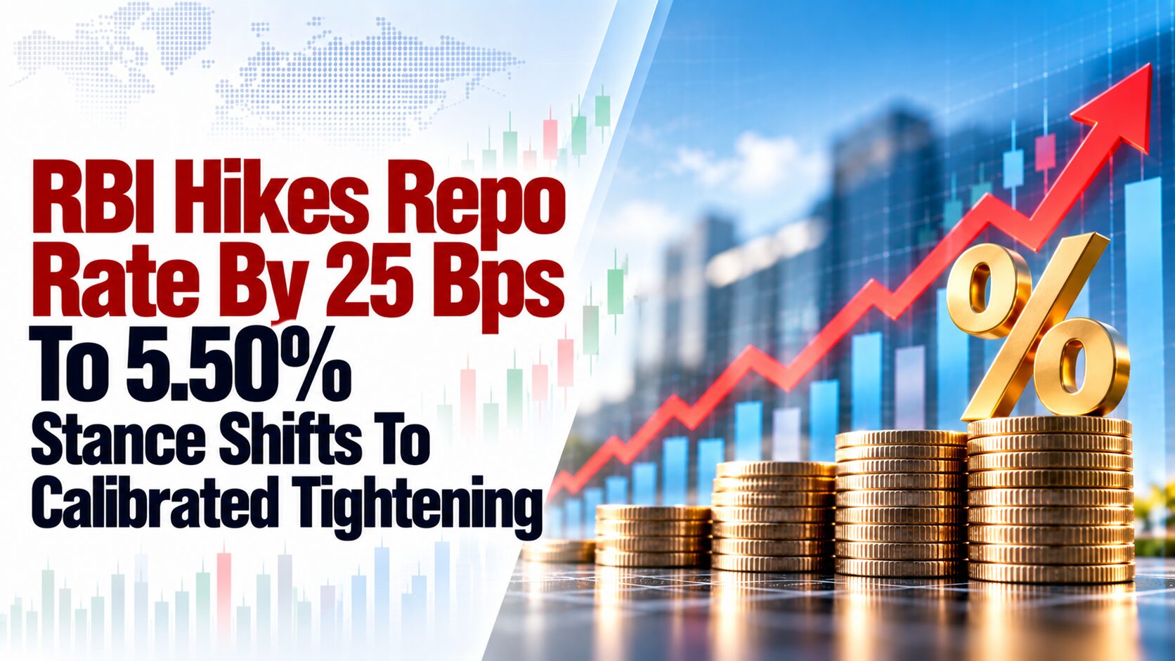 RBI Hikes Repo Rate By 25 Bps To 5.50%; Stance Shifts To Calibrated Tightening