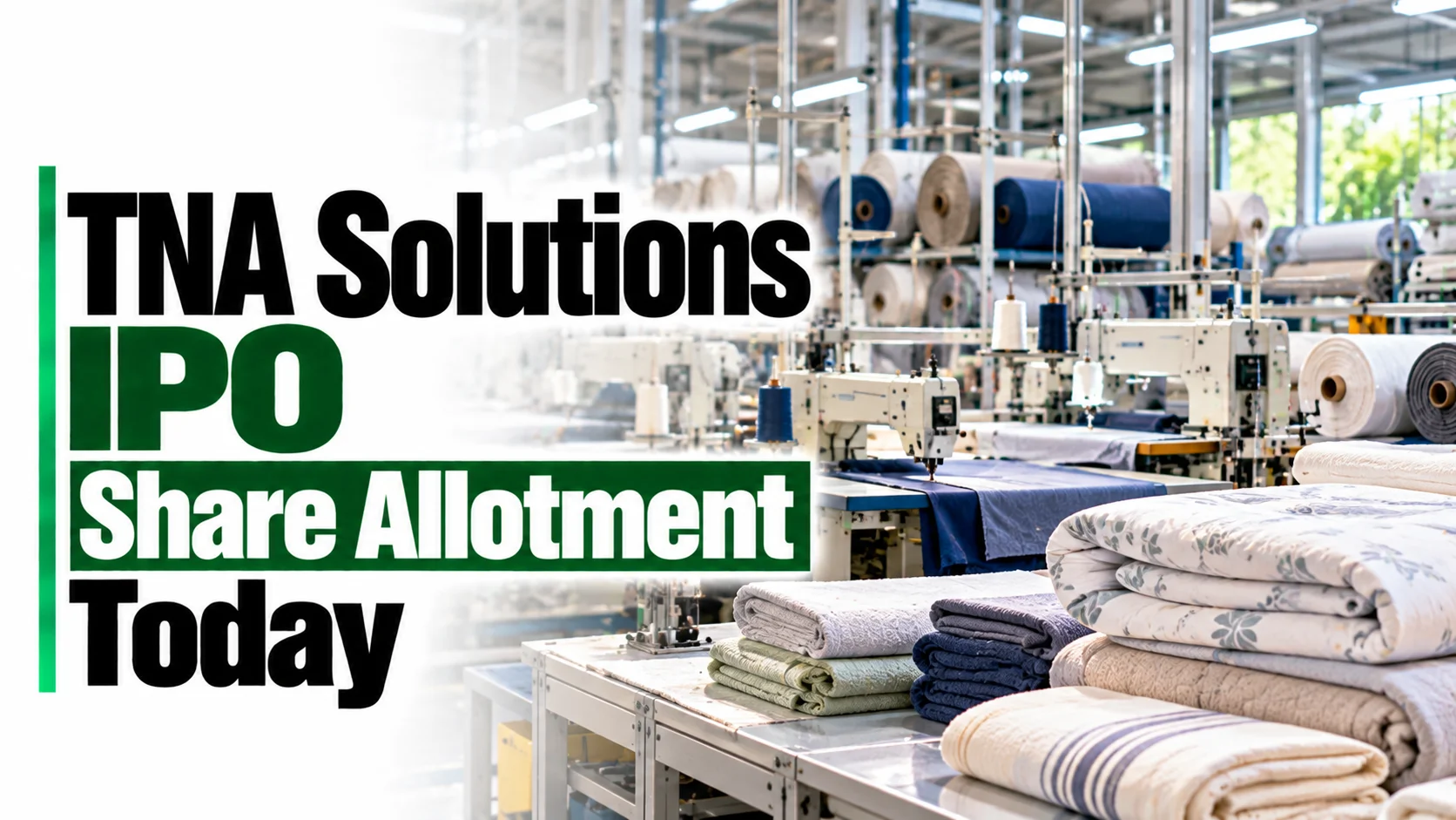 TNA Solutions IPO Share Allotment Today