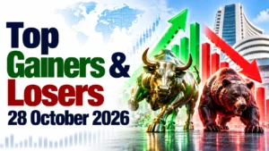 Top Gainers and Losers Today, 28 October 2026 at 12:00 PM IST Larsen & Toubro Leads Gainers