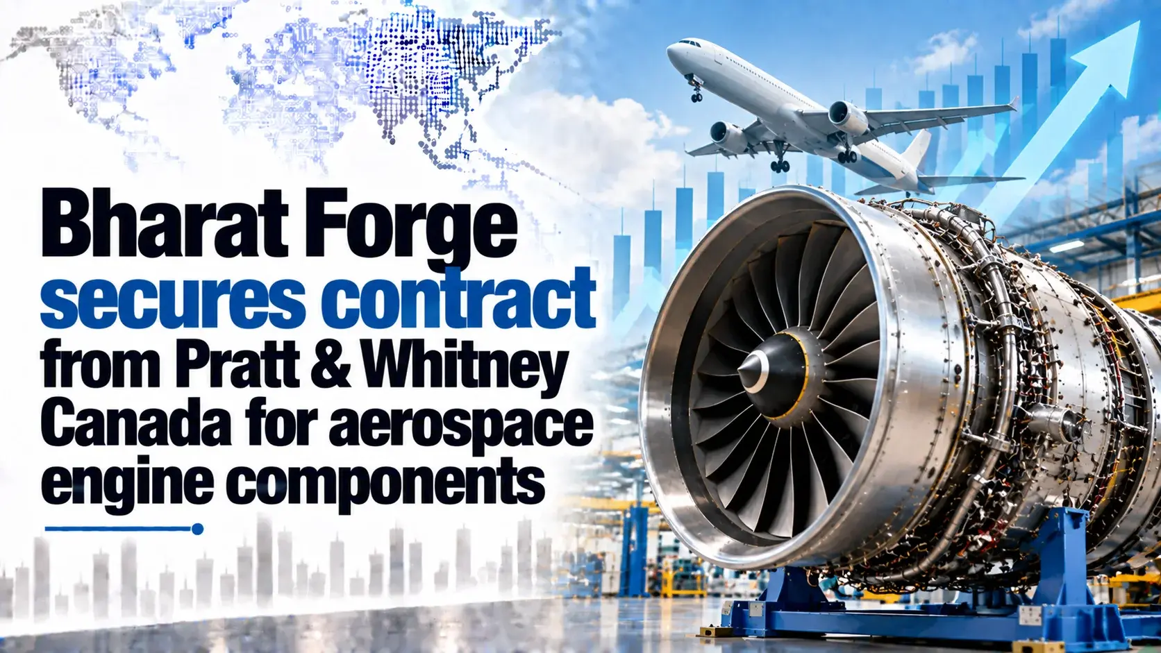 Bharat Forge Secures Contract From Pratt & Whitney Canada for Aerospace Engine Components
