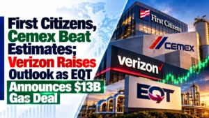 First Citizens, Cemex Beat Estimates; Verizon Raises Outlook as EQT Announces $13B Gas Deal