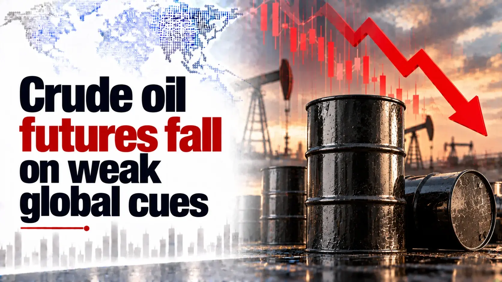Crude Oil Futures Fall on Weak Global Cues