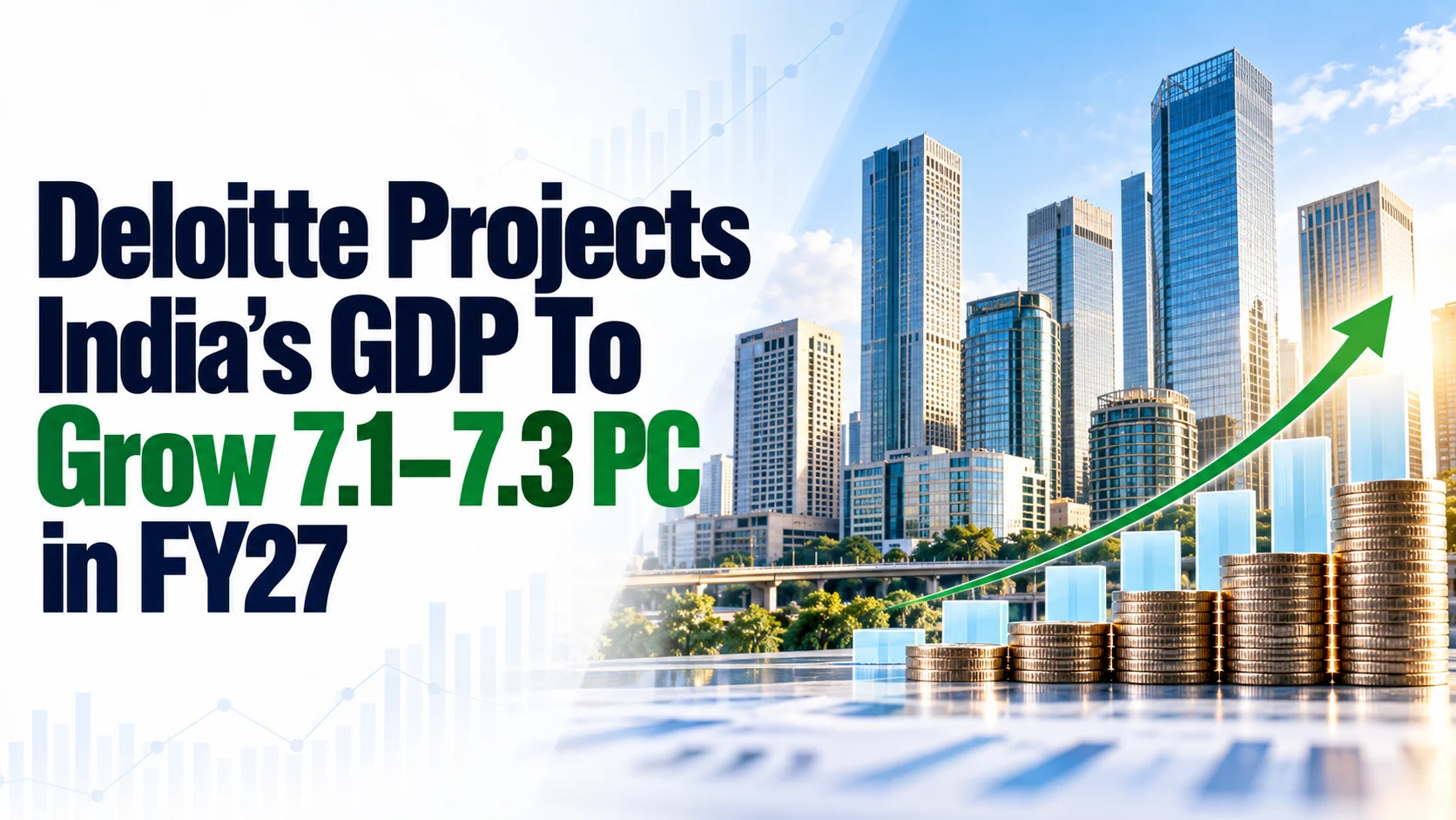 Deloitte Projects India’s GDP To Grow 7.1–7.3% in FY27