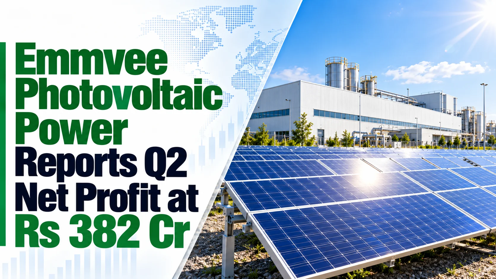 Emmvee Photovoltaic Power Reports Q2 Net Profit at Rs 382 Cr