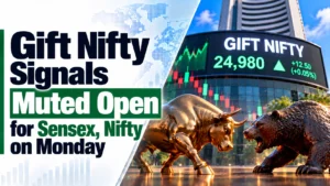 Gift Nifty Signals Muted Open for Sensex, Nifty on Monday