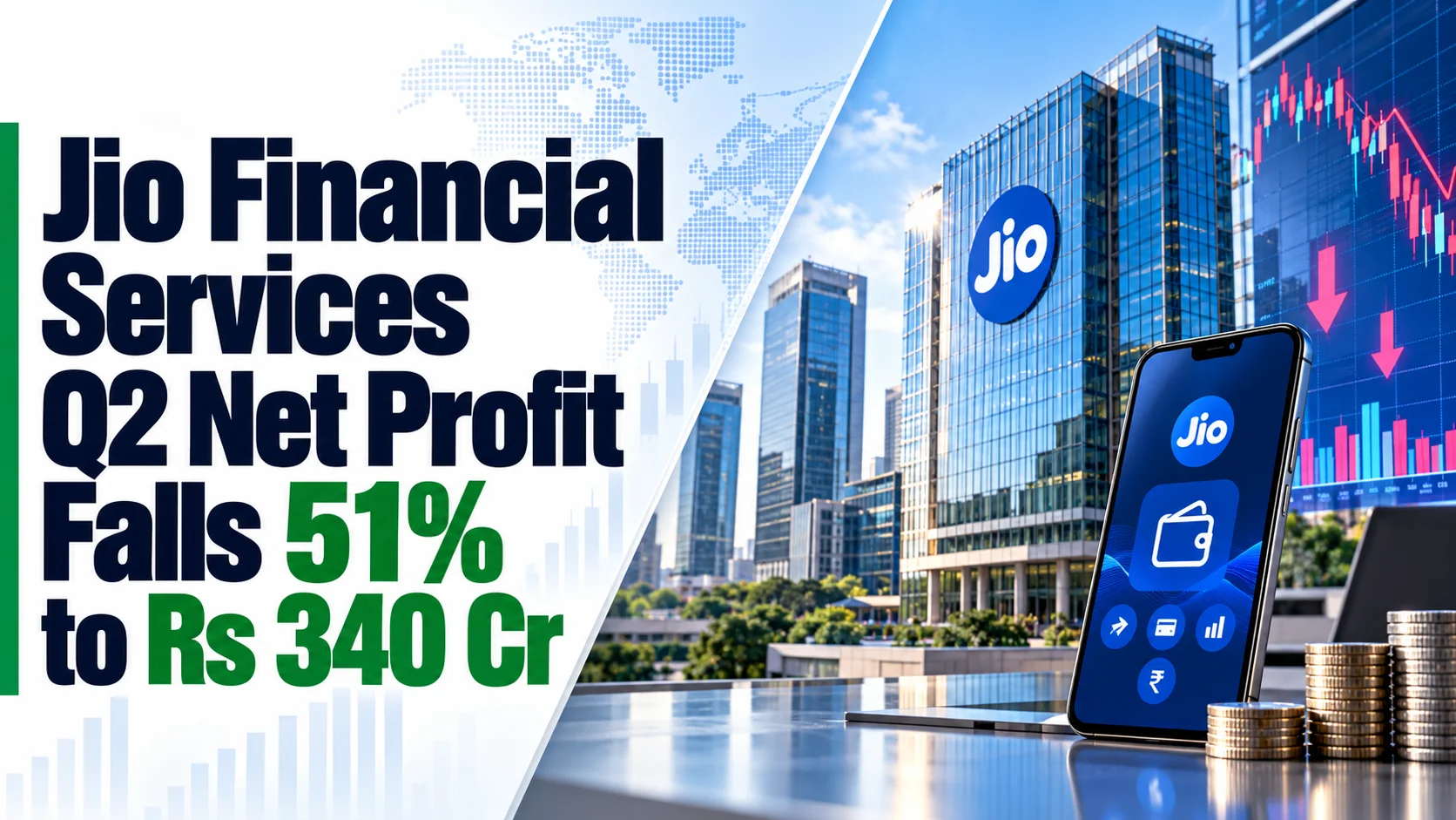 Jio Financial Services Q2 Net Profit Declines 51% to Rs 340 Cr