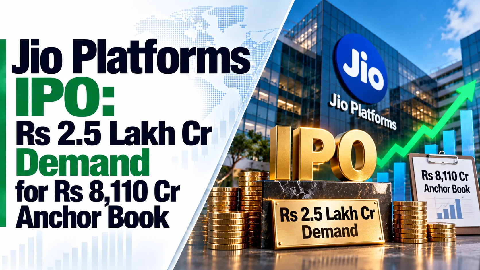 Jio Platforms IPO: Rs 2.5 Lakh Cr Demand for Rs 8,110 Cr Anchor Book
