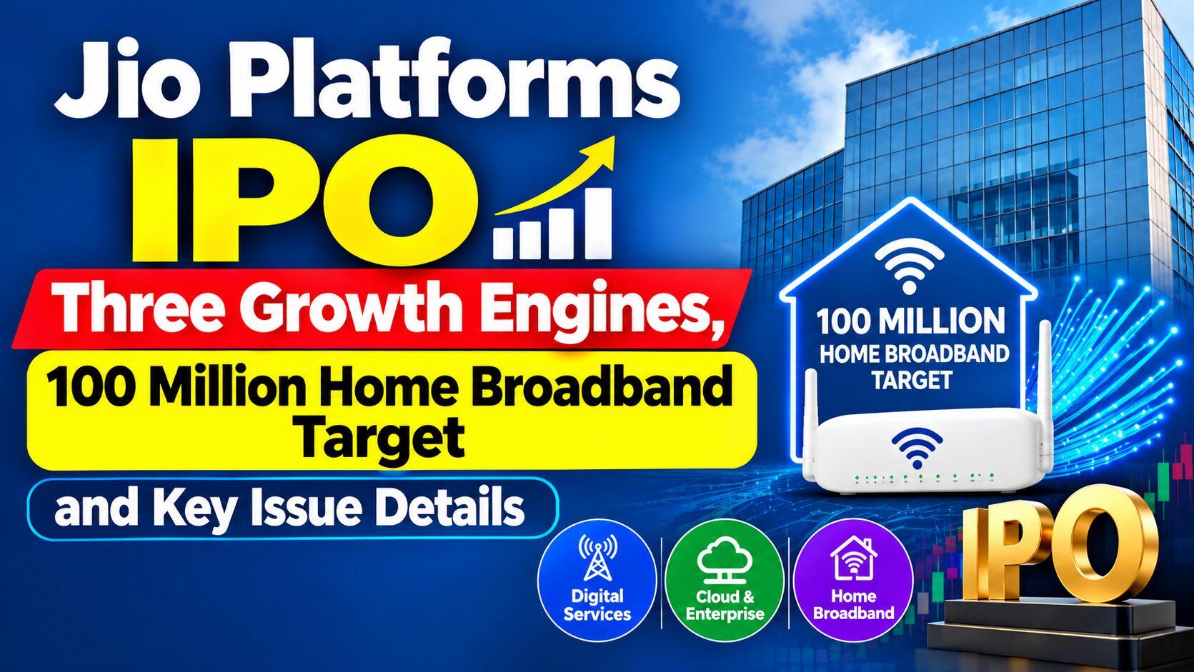 Jio Platforms IPO: Three Growth Engines, 100 Million Home Broadband Target and Key Issue Details