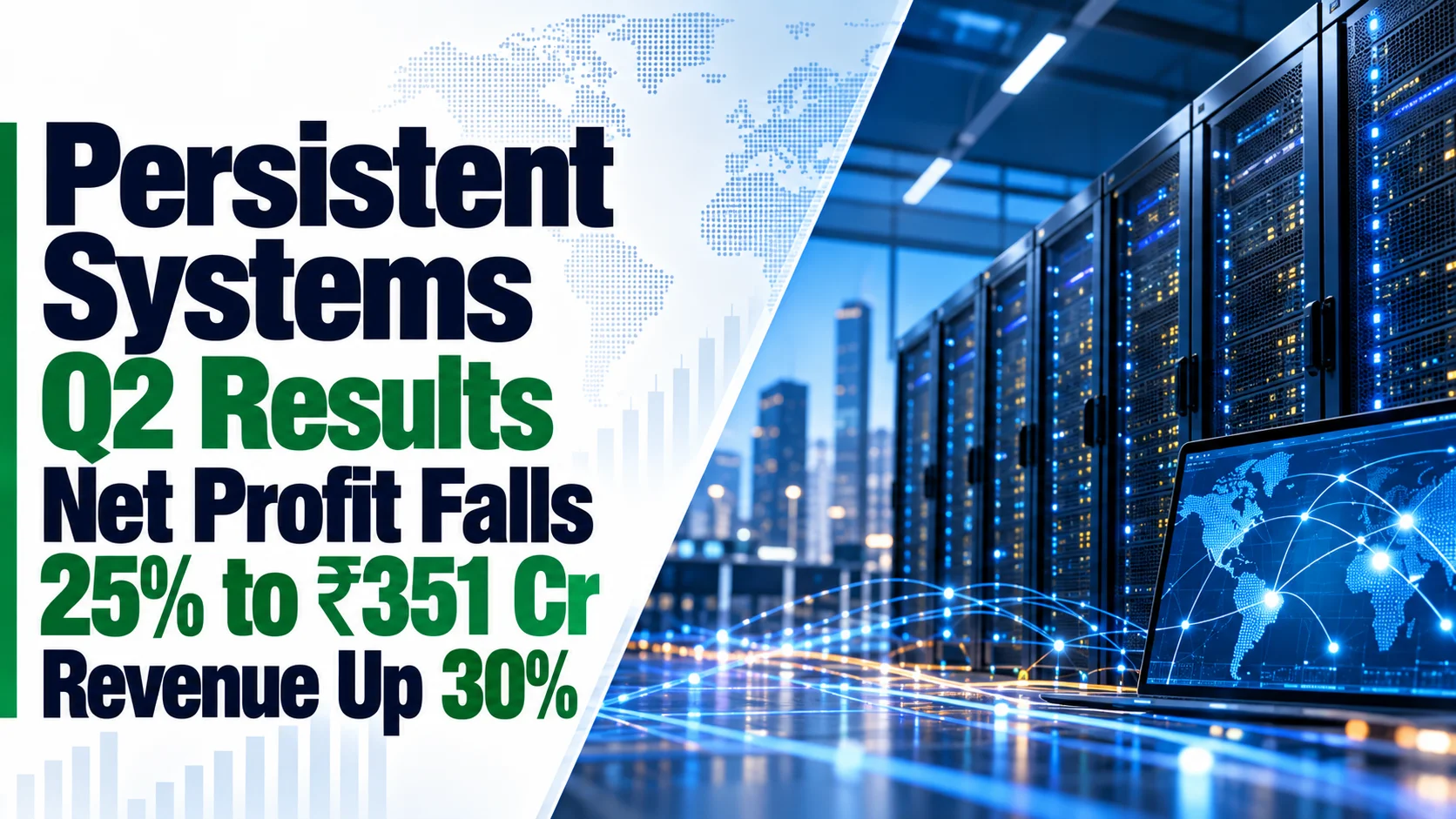 Persistent Systems Q2 Net Profit Falls 25% to Rs 351 Cr; Revenue Up 30%