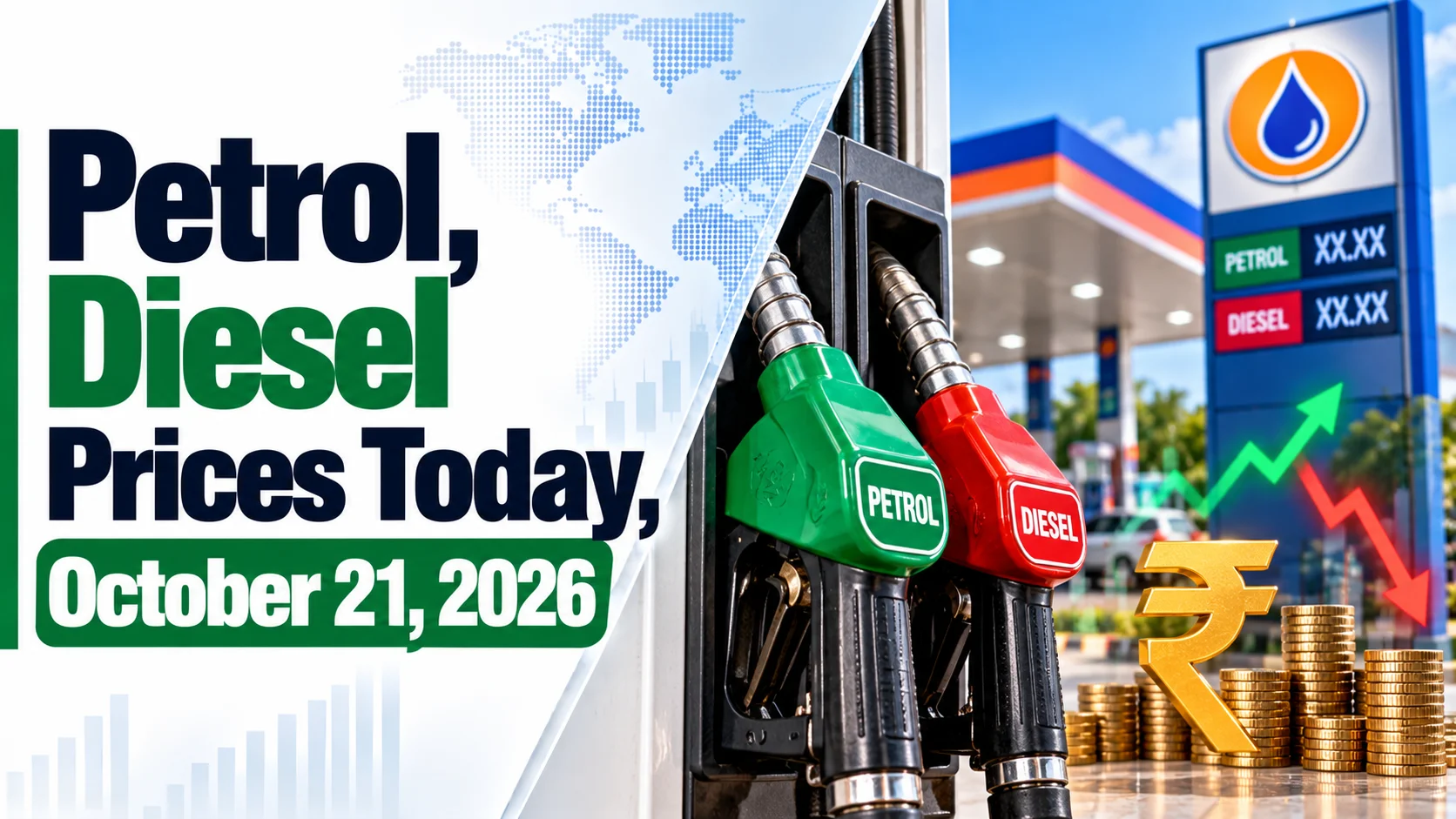 Petrol, Diesel Prices Today, October 21, 2026: Check Latest Rates in Delhi, Mumbai, Kolkata, Chennai, Bengaluru