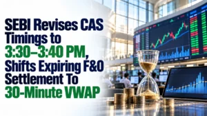 SEBI Revises CAS Timings to 3:30–3:40 PM, Shifts Expiring F&O Settlement To 30-Minute VWAP