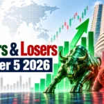 Top Gainers & Losers, October 5, 2026 at 12:00 PM IST: Tata Motors Passenger Vehicles Leads Gainers